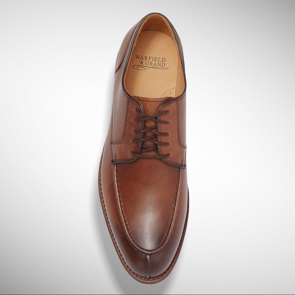 WARFIELD AND GRAND HUGHES BURNISHED LEATHER DERBY - Picture 5 of 6